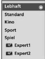 LG 47LH3000AEU - Voreingestellte Bildmodi - 9