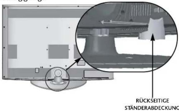 LG 47LH3000AEU - VERWENDUNG DER RÜCKSEITI- GEN STÄNDERABDECKUNG - 1