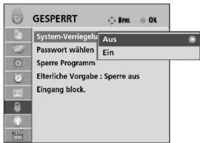 LG 47LH3000AEU - KENNWORT- UND SPERRSYSTEM EINSTELLEN - 2