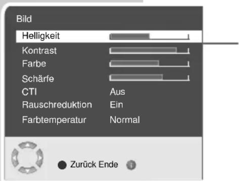 GRUNDIG Lenaro 32 LXW 82 8630 IDTV - Bild-Einstellungen - 1