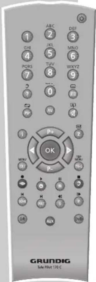 GRUNDIG Lenaro 27 LXW 70 7731 IDTV - Die Fernbedienung - 1