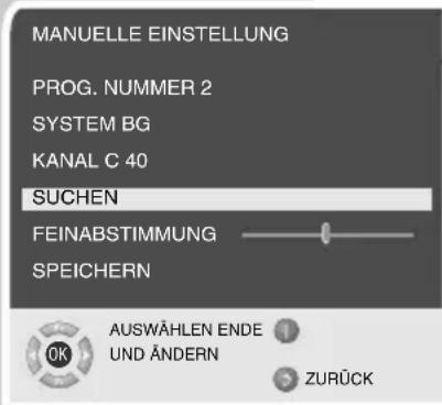 GRUNDIG Lenaro 20 LCD 51-7606 TOP - Fernseh-Programme mit dem Suchlauf einstellen - 1