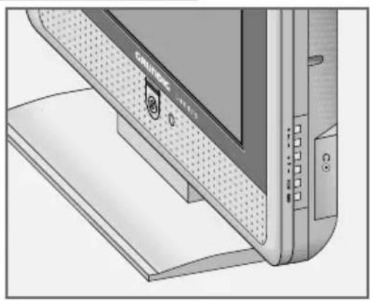 GRUNDIG Lenaro 19 LCD 49-7710 - Die Bedienelemente des Fernsehgerätes - 1