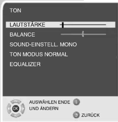 GRUNDIG Davio 20 LCD 51-5700 BS - Ton-Einstellungen - 1