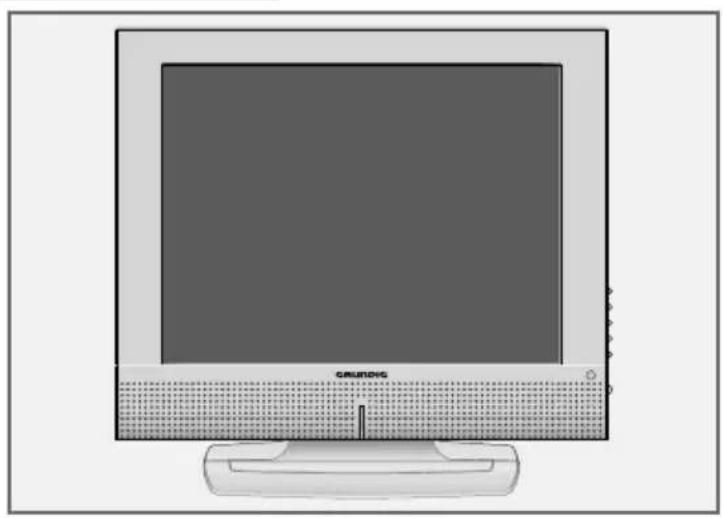 GRUNDIG Davio 20 LCD 51-5700 BS - Die Bedienelemente des Fernsehgerätes - 1