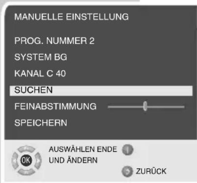 GRUNDIG Davio 20 LCD 51-5700 BS - Fernseh-Programme mit dem Suchlauf einstellen - 1