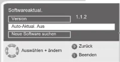 GRUNDIG Davio 20 LCD 51 5732 DVB T - Version der Software einblenden - 1