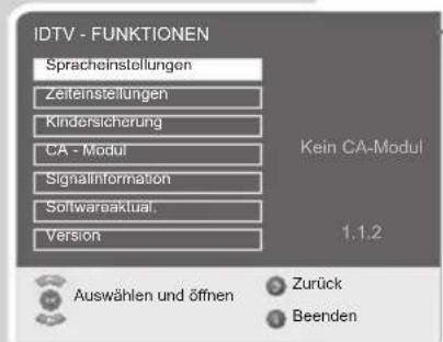 GRUNDIG Davio 20 LCD 51 5732 DVB T - Sprachbezogene Einstellungen - 1