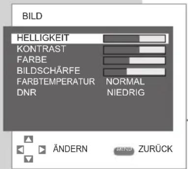 GRUNDIG Davio 15-5710 - Bildeinstellungen wählen - 1