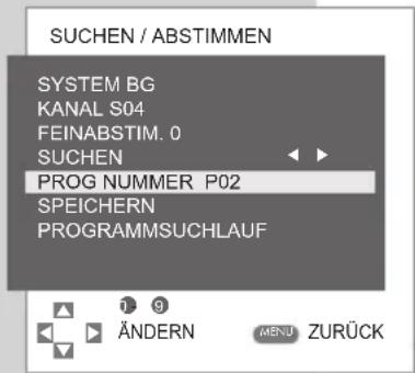 GRUNDIG Davio 15-5710 - Fernseh-Programme mit dem Suchlauf einstellen - 1