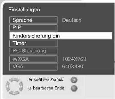 GRUNDIG Cinemo 46 LXW 117-8735 REF - Sprache der Benutzerführung ändern - 2