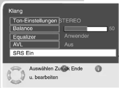 GRUNDIG Cinemo 46 LXW 117-8735 REF - Einstellungen beenden - 1