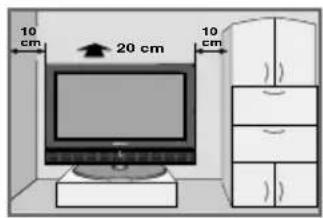 GRUNDIG Cinemo 46 LXW 117-8735 REF - AUFSTELLEN UND SICHERHEIT - 2
