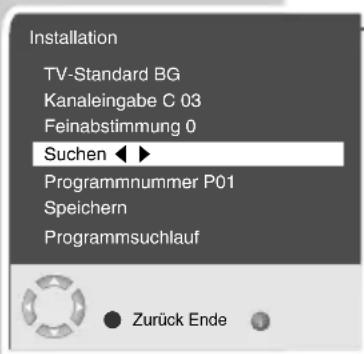 GRUNDIG Cinaro 32 LXW 82 6612 REF - Fernseh-Programme mit dem Suchlauf einstellen - 1