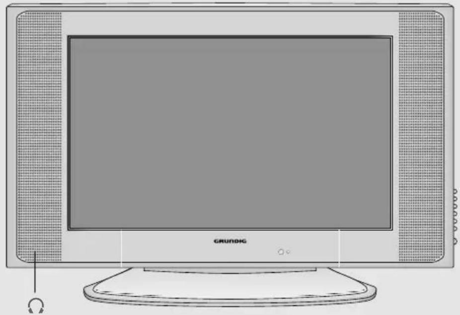 GRUNDIG Cinaro 32 LXW 82 6612 REF - Die Bedienelemente des Fernsehgerätes - 1