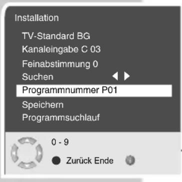 GRUNDIG Cinaro 32 LXW 82 6612 REF - Fernseh-Programme einstellen - 1