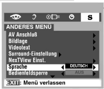 GRUNDIG ACCORO 102 MFW 102-6110 MV/AC3 - Menüsprache einstellen - 1