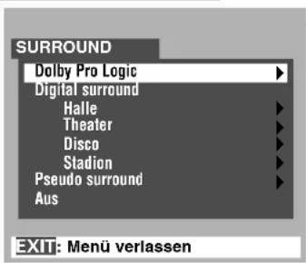 GRUNDIG ACCORO 102 MFW 102-6110 MV/AC3 - DOLBY EINSTELLUNGEN - 1