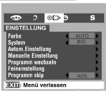 GRUNDIG ACCORO 102 MFW 102-6110 MV/AC3 - Fernseh-Programme einstellen – mit dem automatischen Suchlauf - 1