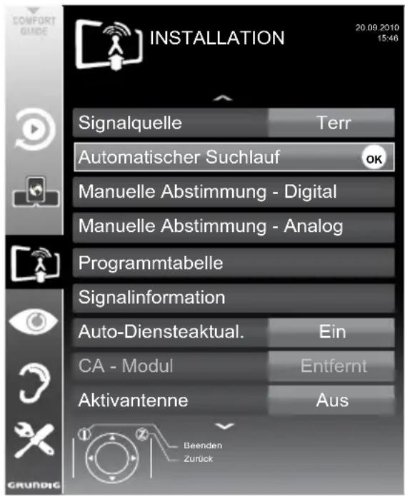 GRUNDIG Vision 8 46 VLE 8160 SL - Hinweis: - 1