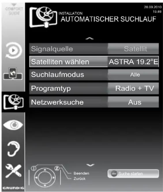 GRUNDIG Vision 8 46 VLE 8160 SL - Hinweis: - 1