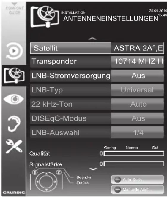 GRUNDIG 40 VLE 8041 S - Profiinstallation - 1