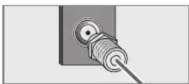 GRUNDIG 37 VLC 9140 S - Antenne und Netzkabel anschließen - 2