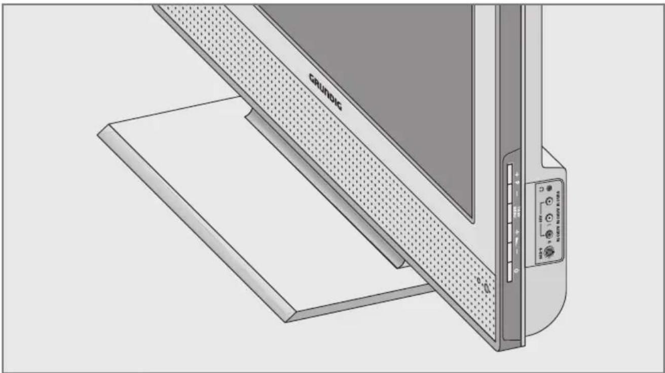 GRUNDIG 32LXW82-6711 - Die Bedienelemente des Fernsehgeräte - 1