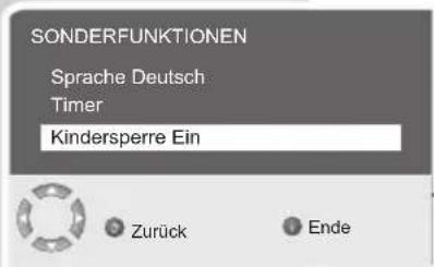 GRUNDIG 32LXW82-6711 - Kindersperre aktivieren - 1