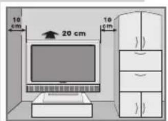 GRUNDIG 32LXW82-6711 - AUFSTELLEN UND SICHERHEIT - 2