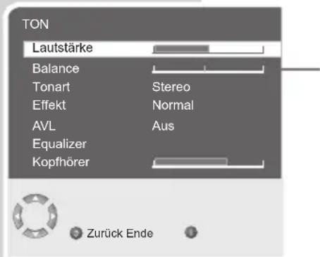 GRUNDIG 32LXW82-6711 - Ton-Einstellungen - 1