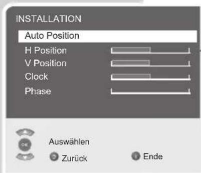 GRUNDIG 32LXW82-6711 - Einstellungen für den PC - 1