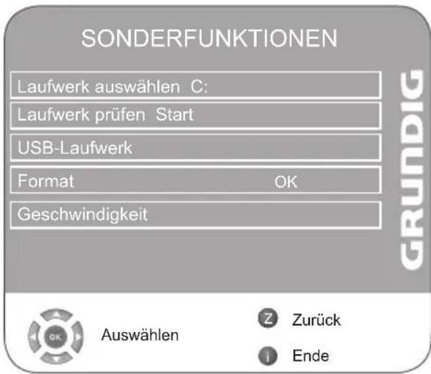 GRUNDIG 32 VLE 8040 C - Menü anwählen - 1