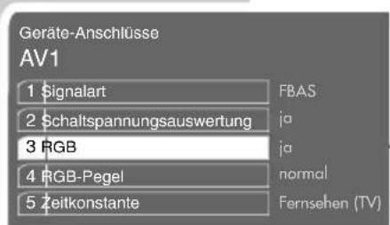 GRUNDIG 32LXW 82-9732 DL - AV-Einstellungen verändern - 5