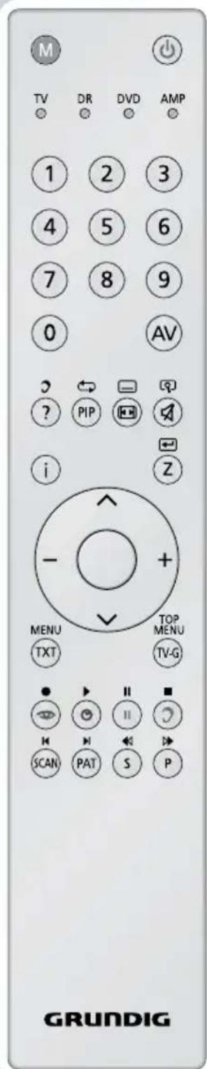 GRUNDIG 32 GLX 3922 - Die Fernbedienung - 1