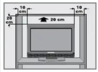 GRUNDIG 32 GLX 3922 - AUFSTELLEN UND SICHERHEIT - 1