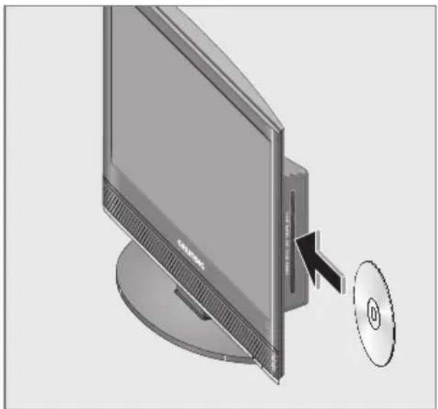 GRUNDIG 22 VLE 2100 - Disc einlegen - 1