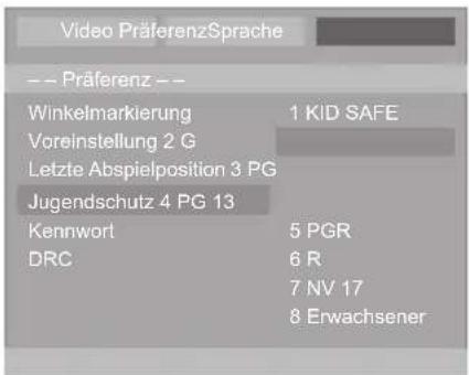GRUNDIG 22 VLE 2100 - Inhalt der DVD autorisieren - 1