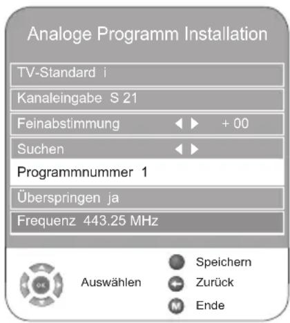 GRUNDIG 19 VLC 2000 T - Analoge Fernseh-Programme durch Eingabe der Kanalzahlen einstellen - 1