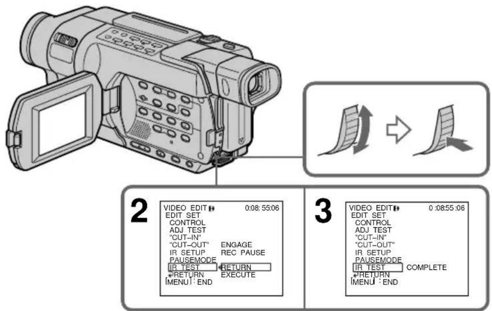 SONY DCR-TRV345 - Controleren of de videorecorder naar behoren werkt - 1