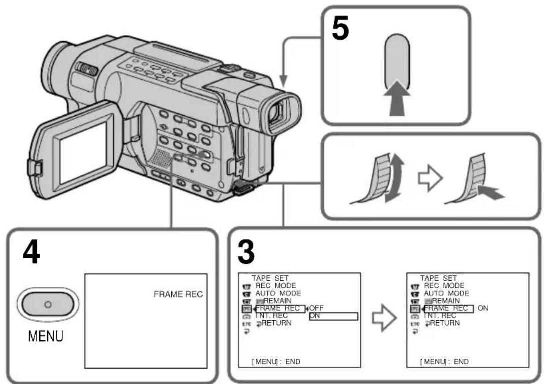 SONY DCR-TRV345 - Beeld-voor-beeld opnamen – Beeldopname - 1