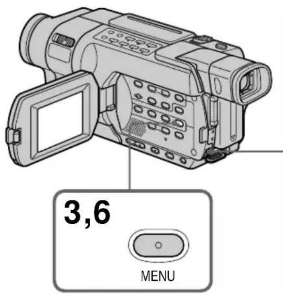 3,6 MENU