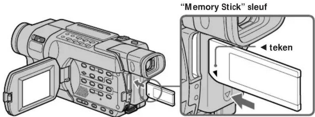 "Memory Stick" sleuf teken