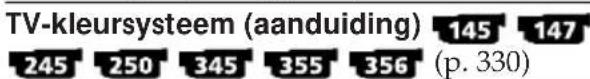 TV-kleursysteem (aanduiding) 145 147 245 250 345 355 356 (p. 330)