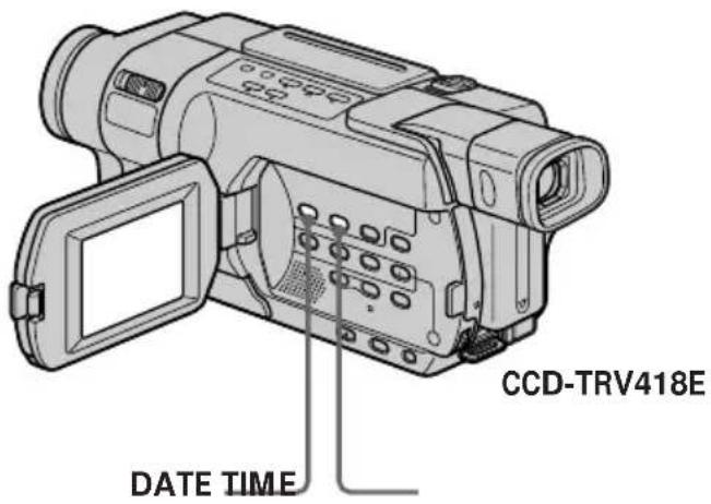 CCD-TRV418E DATE TIME