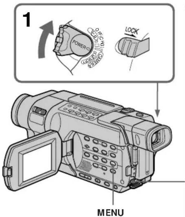 1 POWER O R (CH) LOCK CANCE PICKER MENU