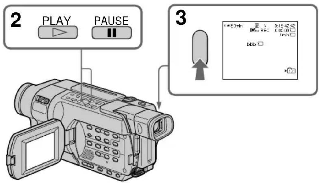 SONY DCR-TRV345 - Vorbereitungen - 1