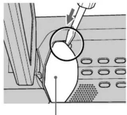 SONY DCR-TRV345 - De ingebouw de oplaadbare batterij verwijderen - 1