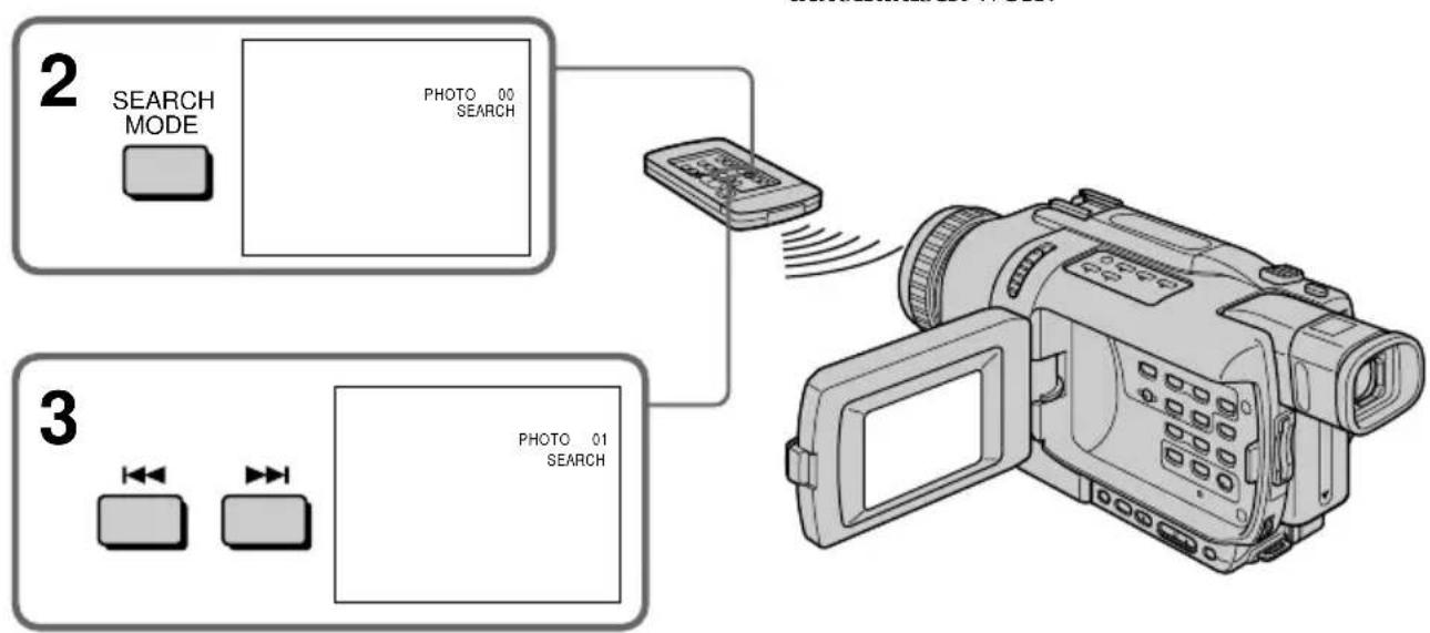 SONY DCR-TRV238 - Opzoeken van een enkele foto- opname - 2