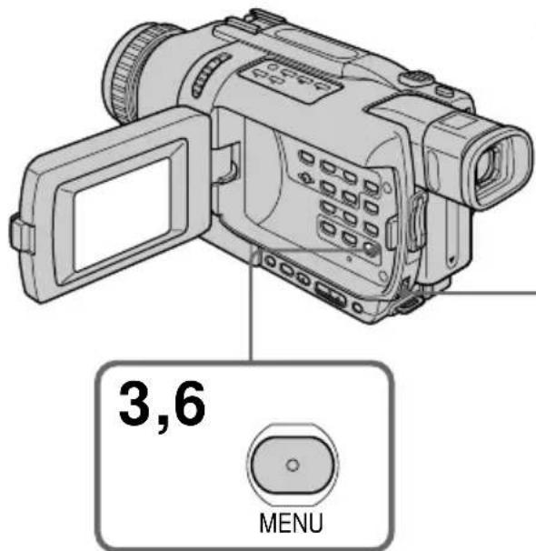3,6 MENU